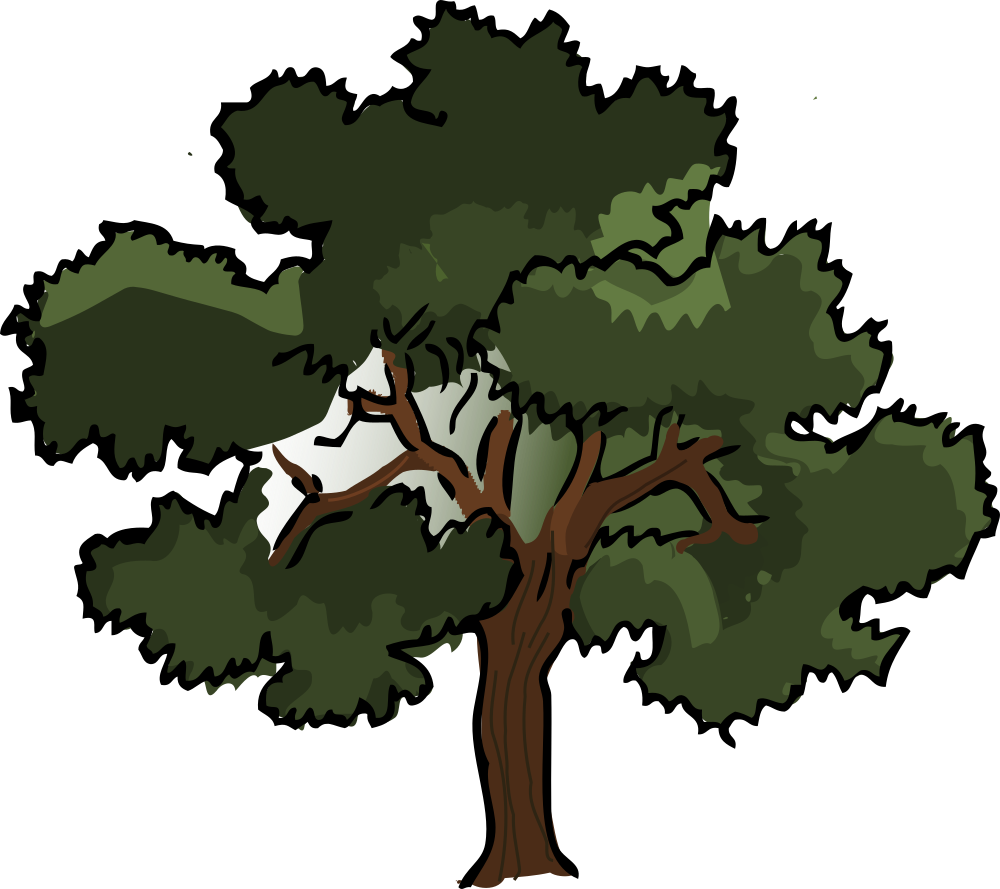 OnlineLabels Clip Art - Oak Tree